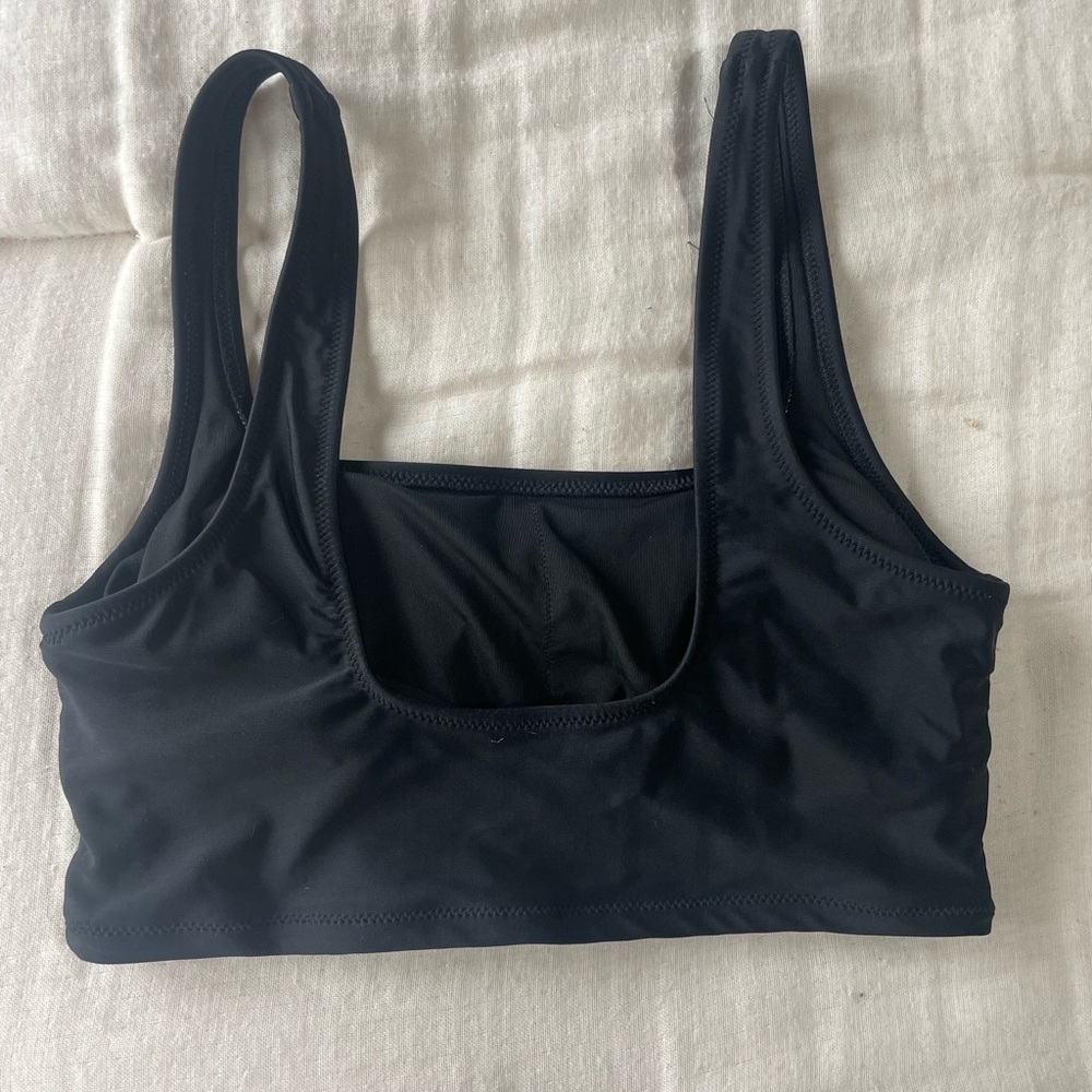 Black Aerie Swimsuit top - Picture 2 of 3